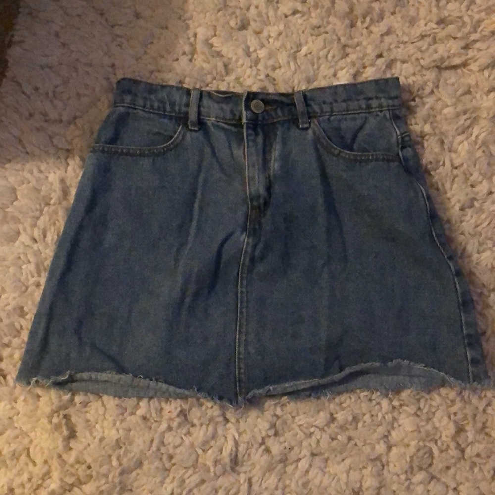brandy denim skirt